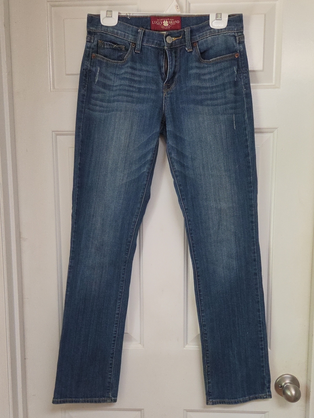 Lucky Brand Medium Blue Straight Leg Jeans
